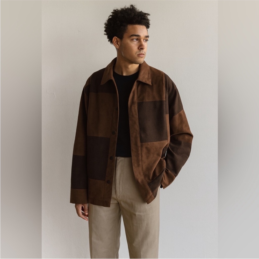 Vintage Men's Two-Tone Brown Jacket